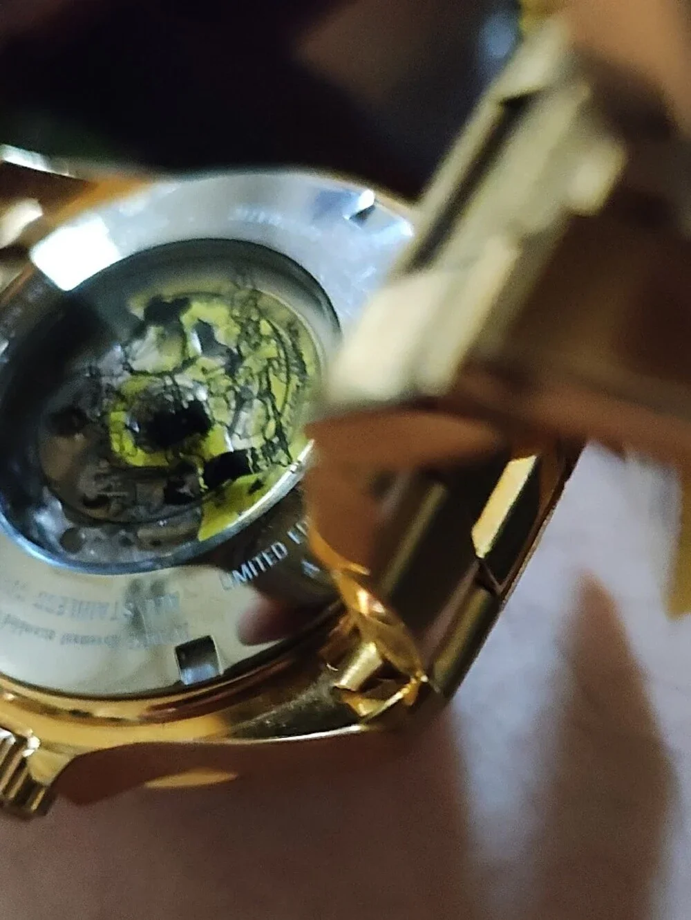 Invicta Gold-Tone Popeye Dial Diver Style Watch
